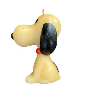 Hallmark Snoopy Candle 3 Dimensional Vintage 1960 (?) Peanuts Schultz Unlit READ